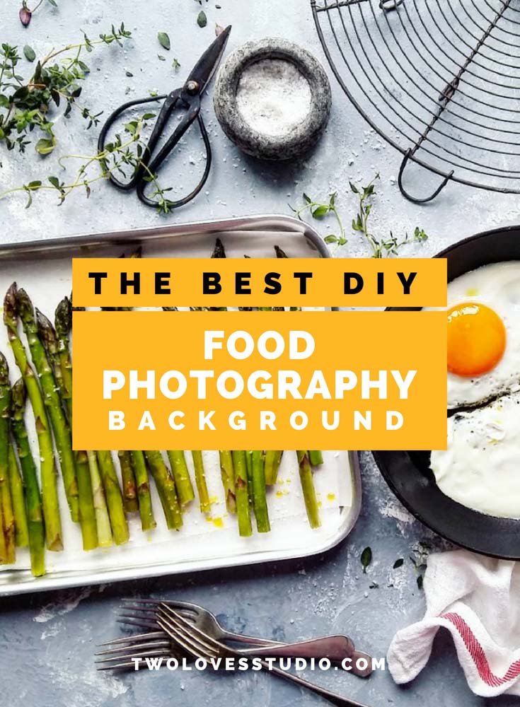 Learn to create a really beautiful food photography backdrop in just 4 easy steps, FREE printable how to guide included. Ready, set - paint!