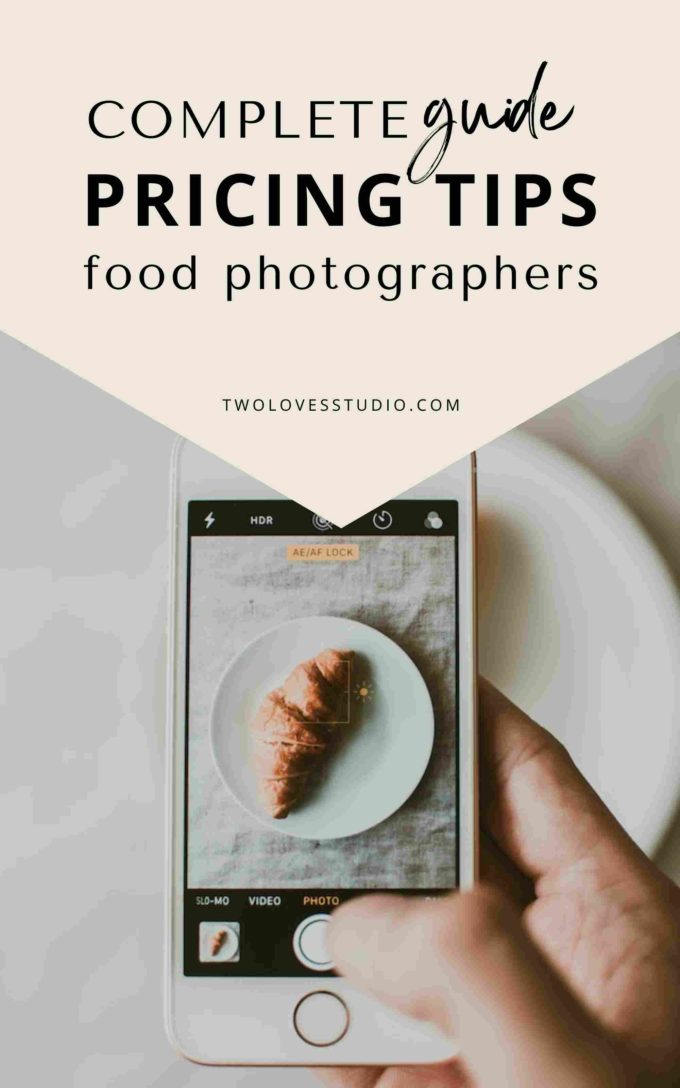 Guide to pricing tips for food photographers. 