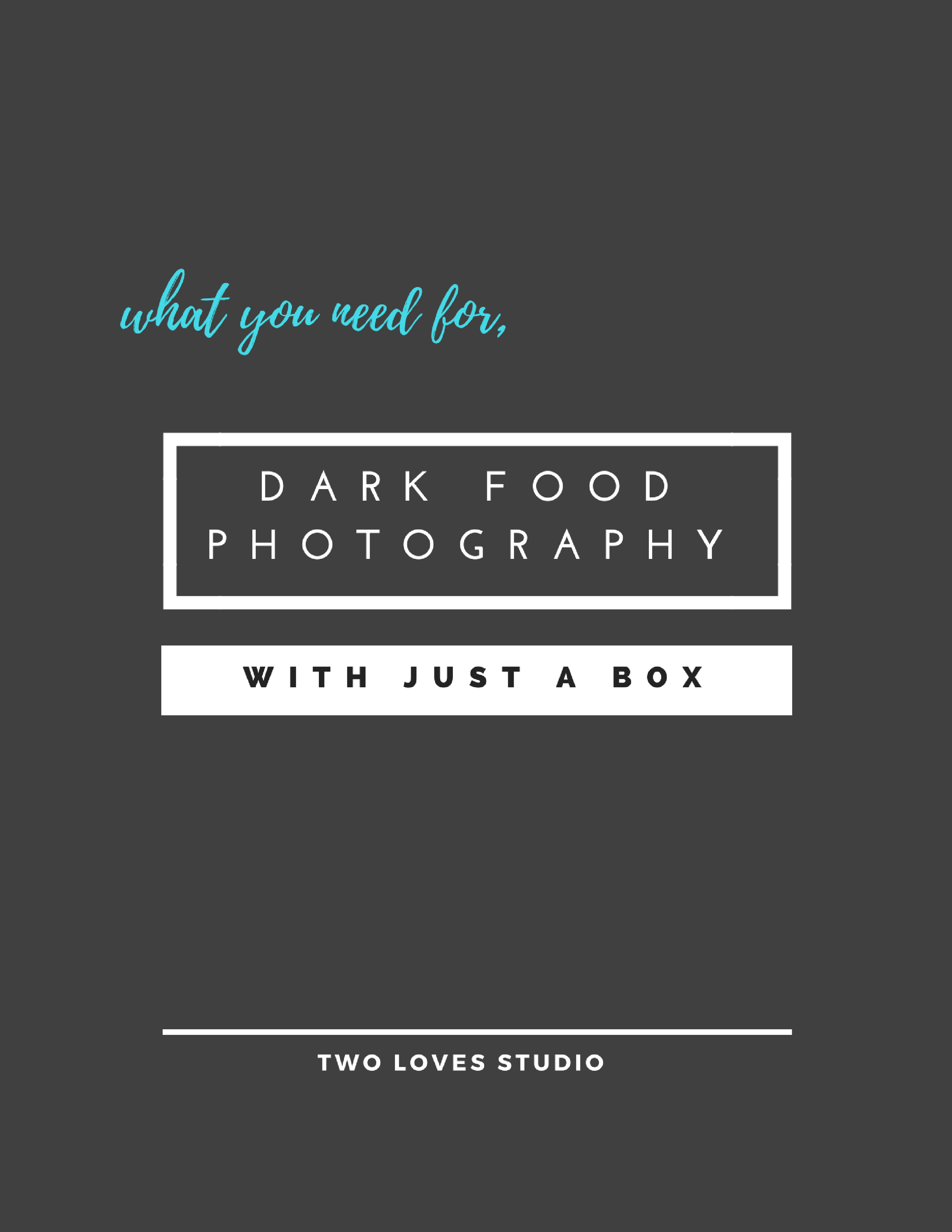 With just a box and some negative fill you can create dark food photography images. Click to read how to guide and behind the scenes images.