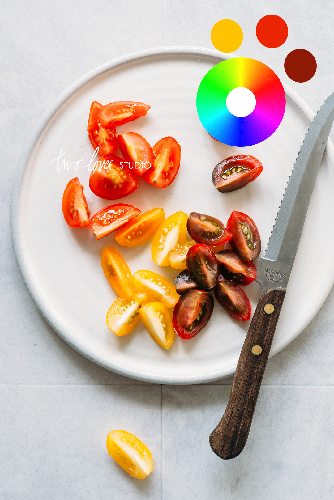 Complementary Colours are a simple, yet effective way to use Colour Theory in food photography. Click to read my favourite way to use it in my shoots.