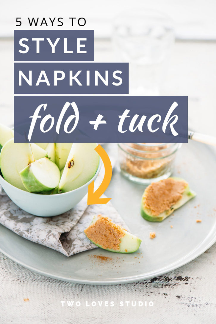 If Iinens or napkins in food styling never fold the way you want them to then click to watch this video on 5 creative ways to use them in food styling.