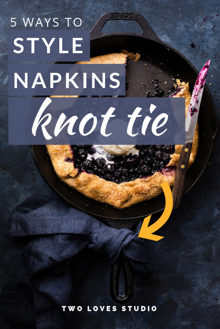 If Iinens or napkins in food styling never fold the way you want them to then click to watch this video on 5 creative ways to use them in food styling.