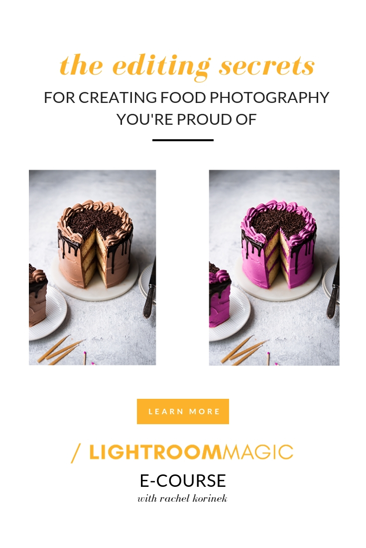 Learn Lightroom for Food Photography