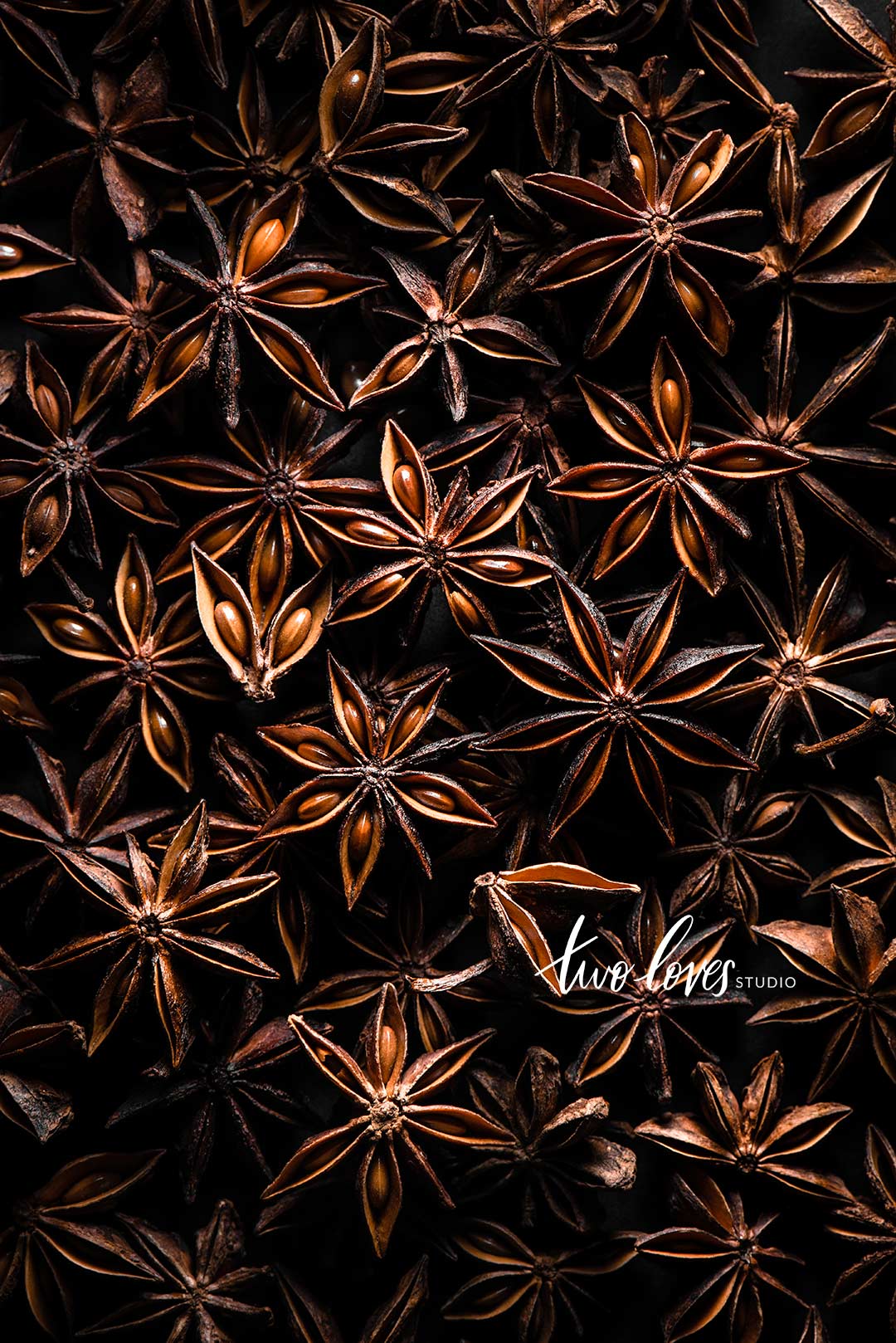 Star anise close up shot 