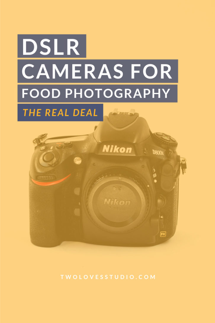 DSLR Camera for food photography