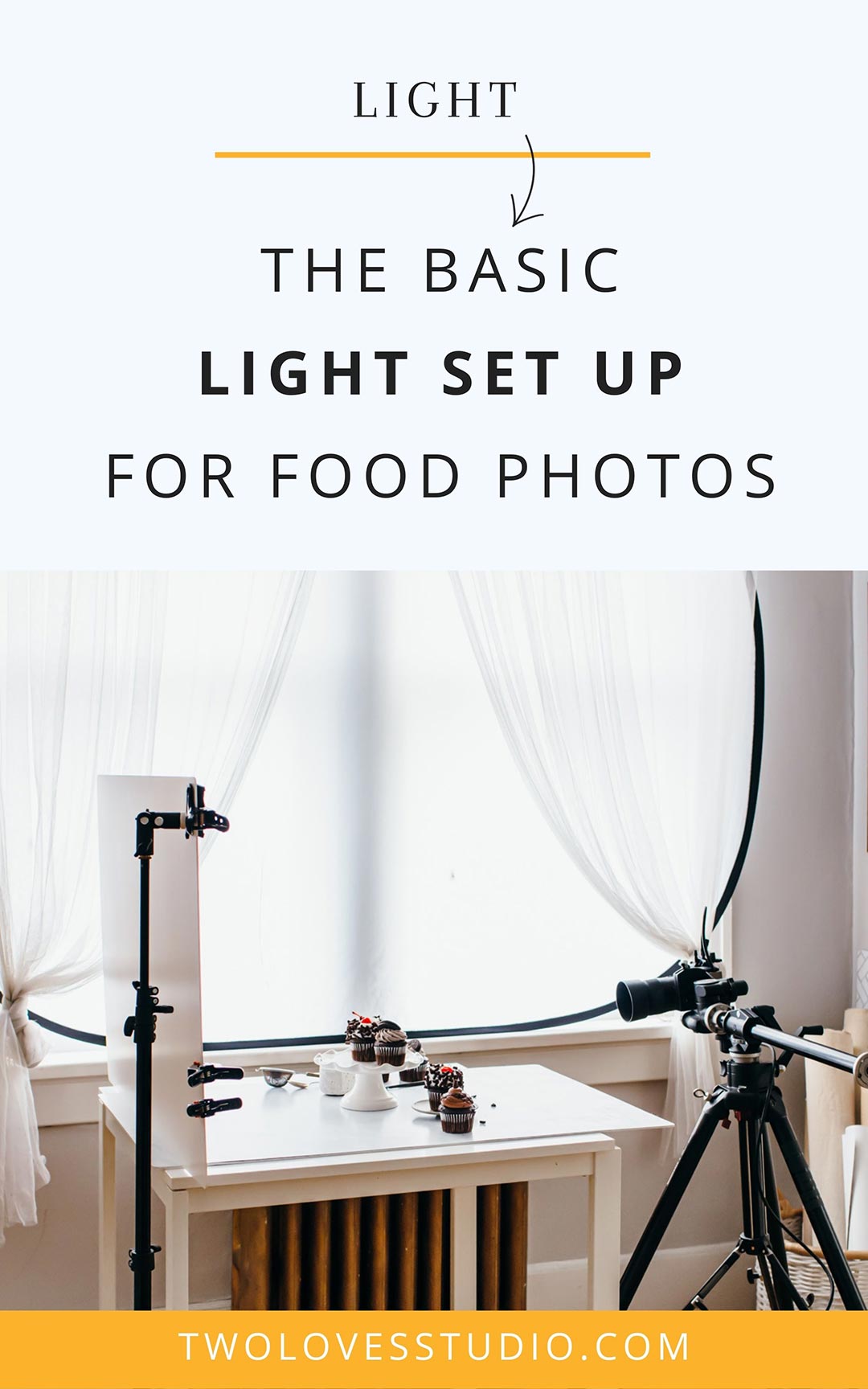 skrivning slot Bogholder The Basic Light Setup For Food Photography - Two Loves Studio