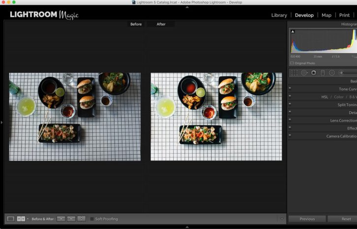 Side by side examples of how to reducing types of distortion (optical).