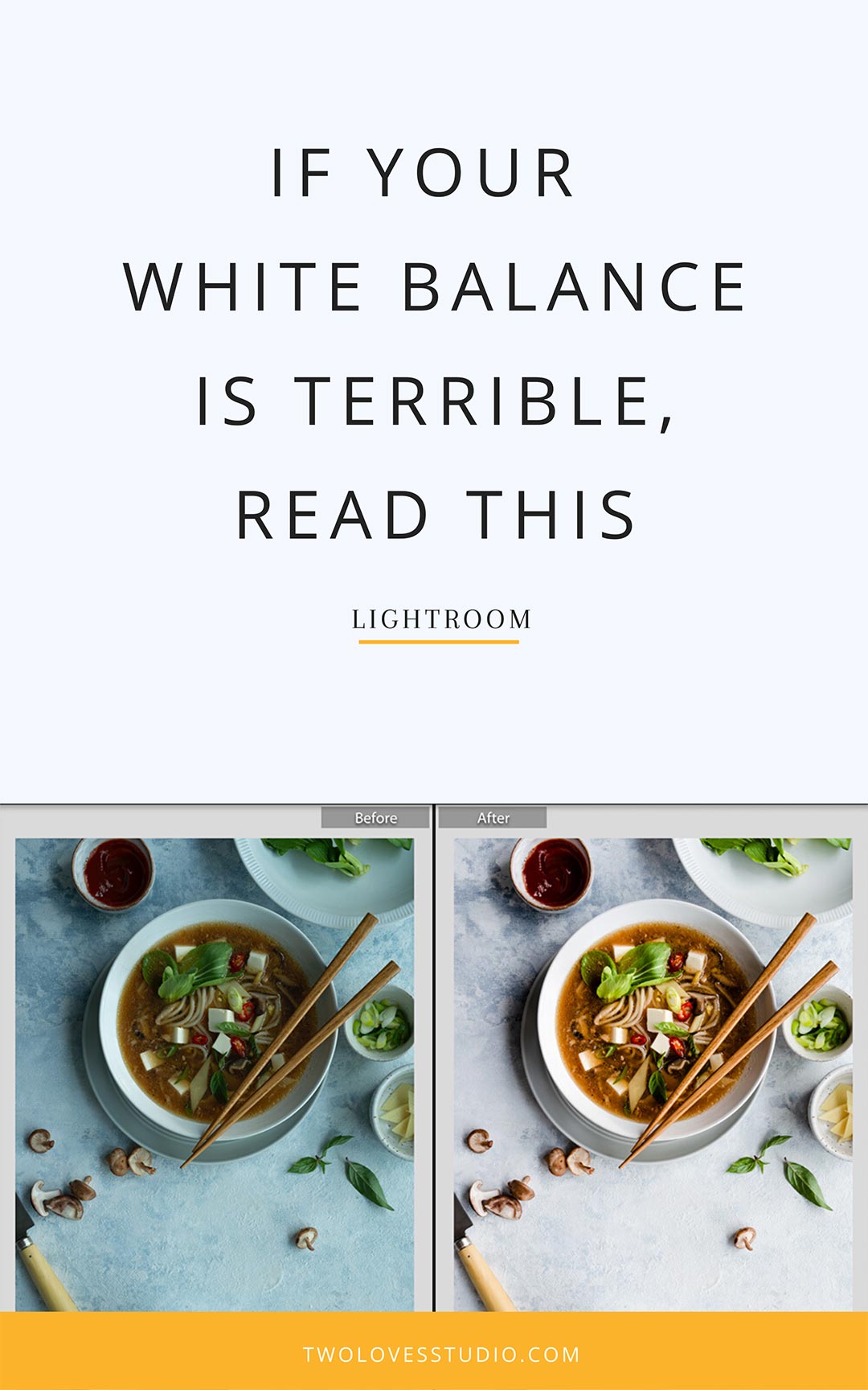 If Your White Balance Is Terrible, Read This Article. - Two Loves Studio