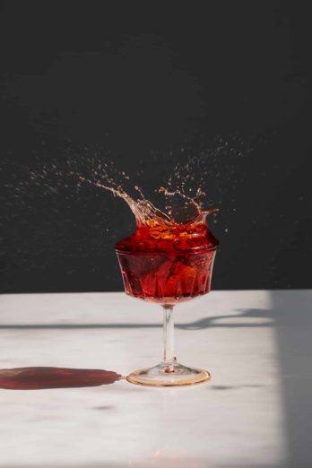 Red drink splash by Justin Sisson. 
Food photo shot with Fujinon XF 56mm F/1.2