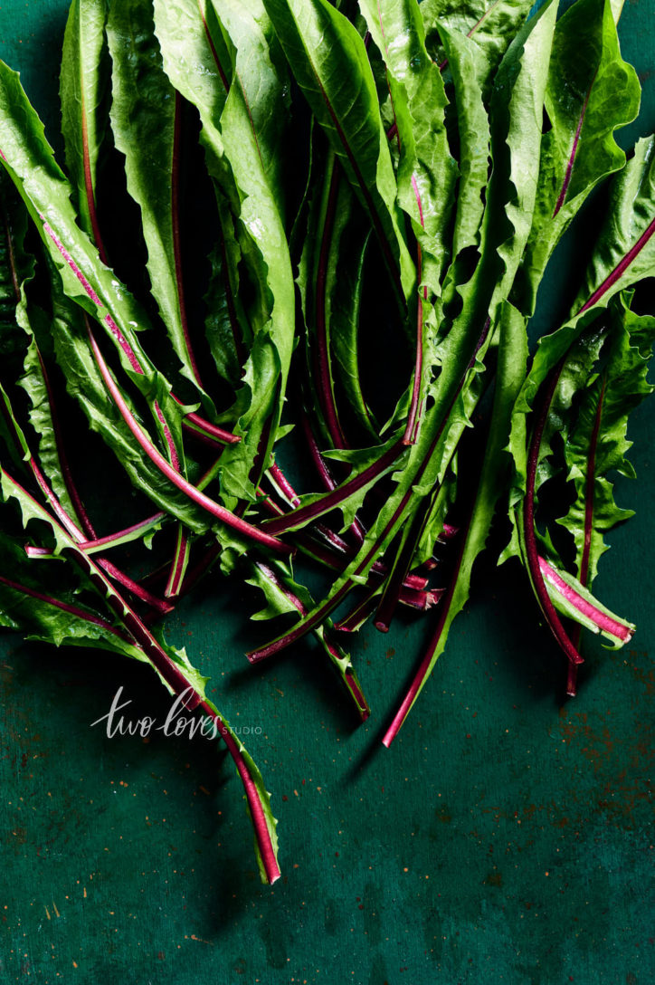 A bunch of leafy green vegetables 