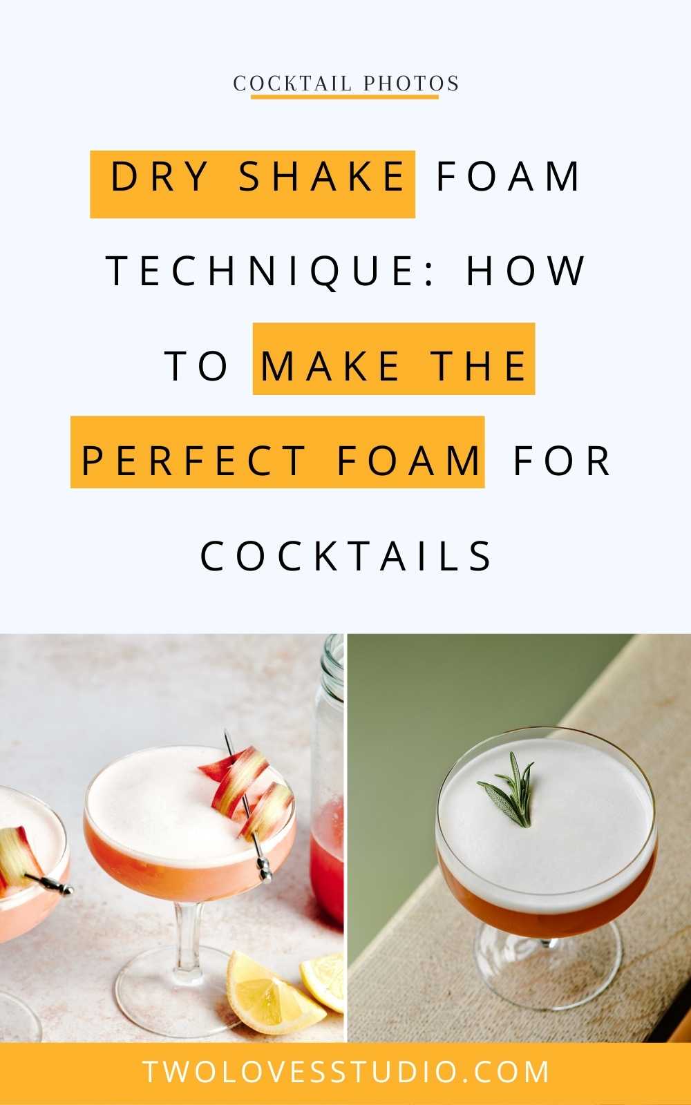 Cocktail Foams — Cocktail Chemistry