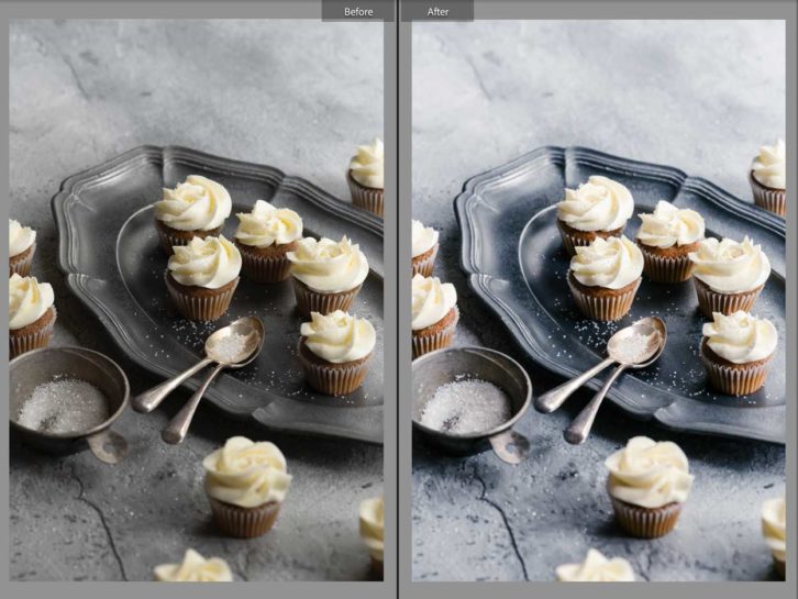 Compare using the Lightroom Before and After tool