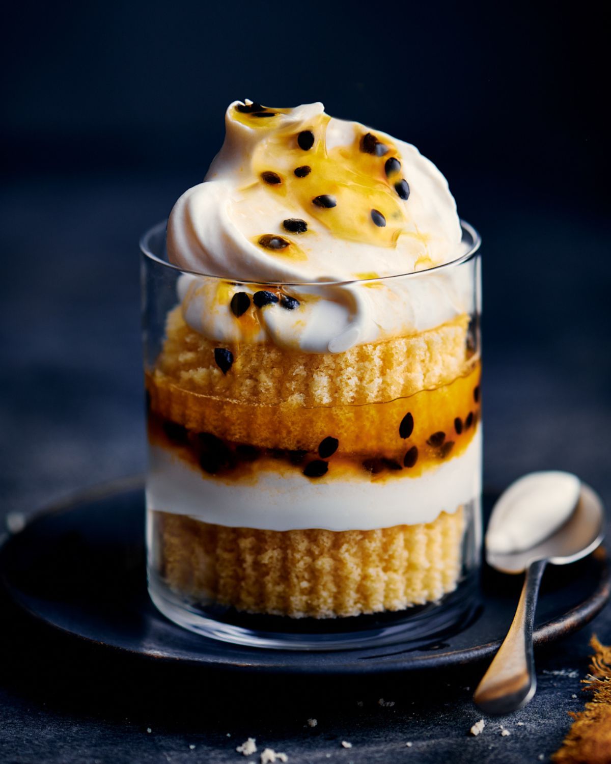 How to Compose Delicious Food Photography: Passionfruit Trifle